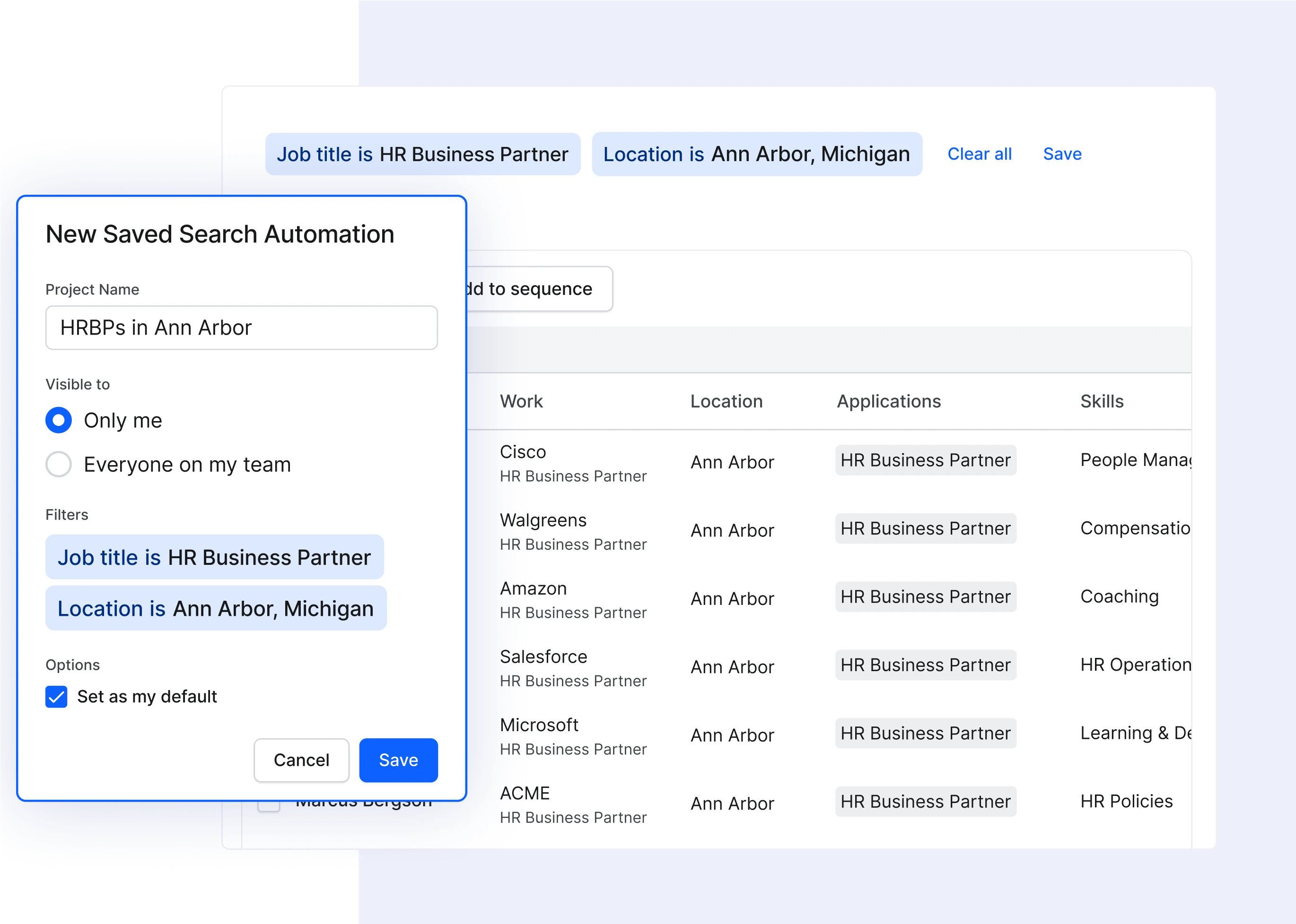 People Team Silver Medalists: Dynamically maintain your CRM and talent pools