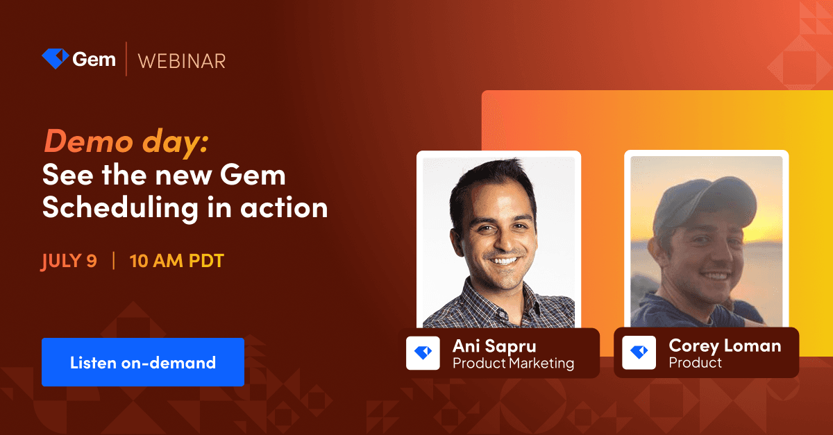 Demo day: See the new Gem Scheduling in action