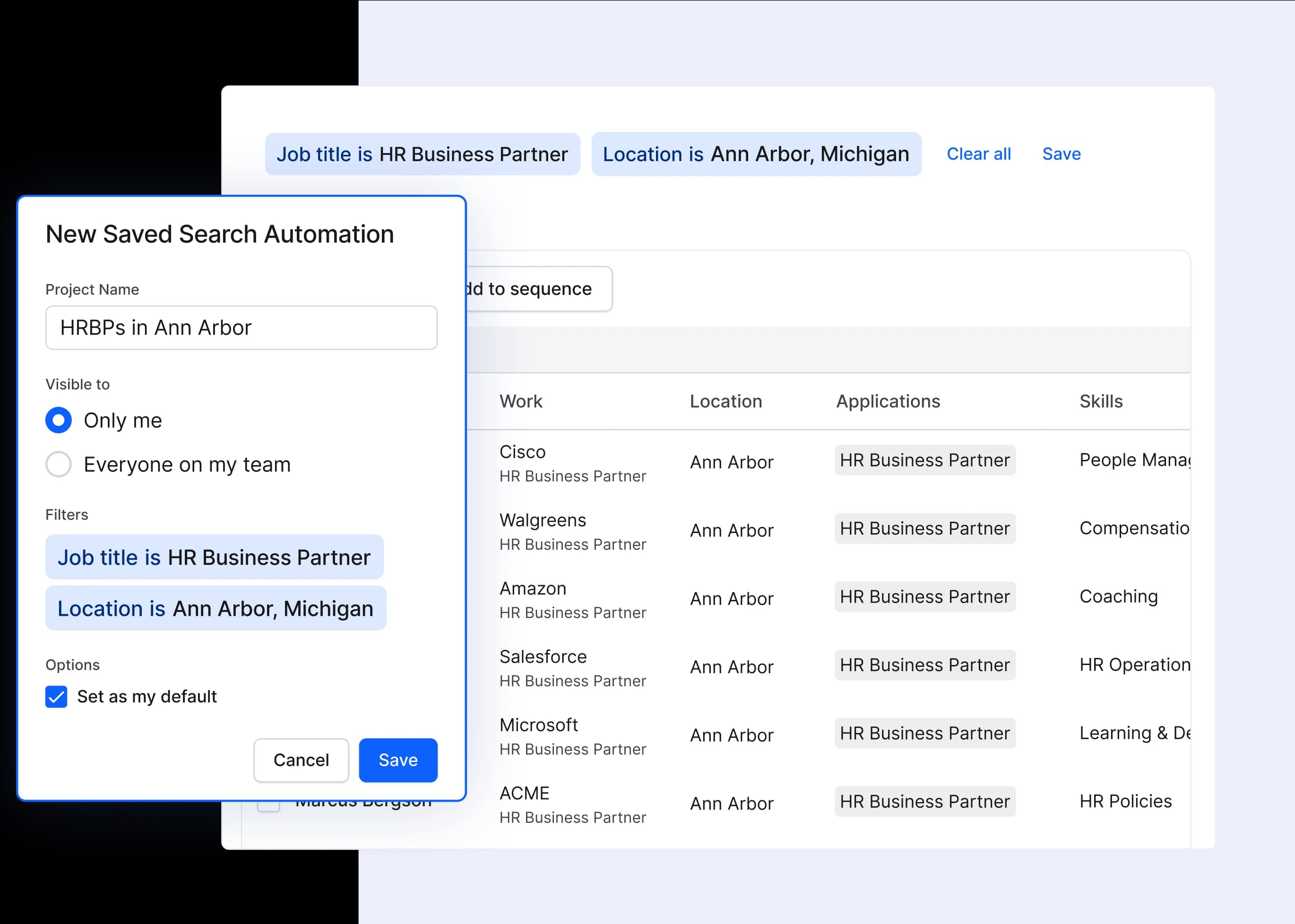 People Team Silver Medalists: Dynamically maintain your CRM and talent pools